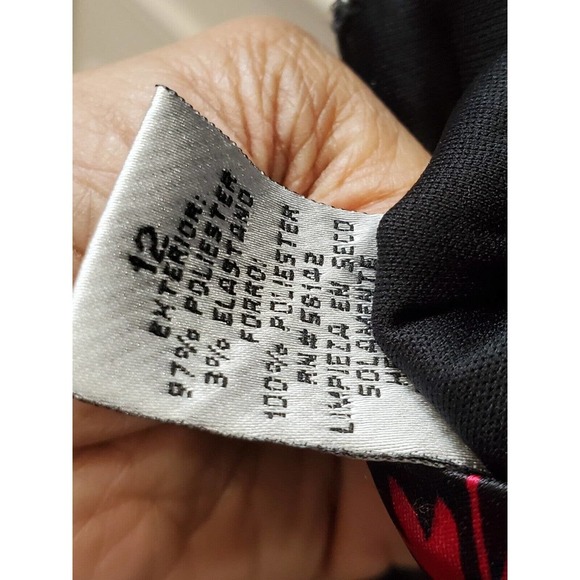 London Style Women Floral Polyester Square Neck Sleeveless Knee Length Dress 12 - Picture 13 of 14